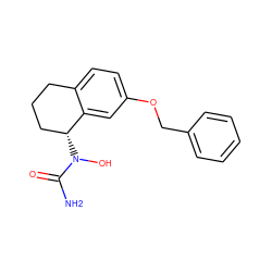 NC(=O)N(O)[C@@H]1CCCc2ccc(OCc3ccccc3)cc21 ZINC000013760613