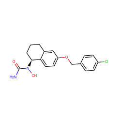 NC(=O)N(O)[C@H]1CCCc2cc(OCc3ccc(Cl)cc3)ccc21 ZINC000000015400