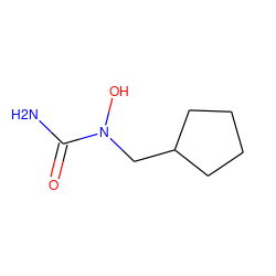 NC(=O)N(O)CC1CCCC1 ZINC000000018578