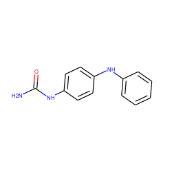 NC(=O)Nc1ccc(Nc2ccccc2)cc1 ZINC000001608819