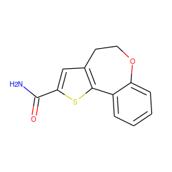 NC(=O)c1cc2c(s1)-c1ccccc1OCC2 ZINC000114980068