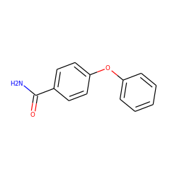 NC(=O)c1ccc(Oc2ccccc2)cc1 ZINC000033433271