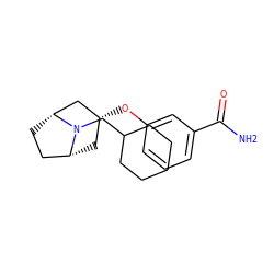 NC(=O)c1cccc(O[C@@H]2C[C@@H]3CC[C@H](C2)N3CC2CCCCC2)c1 ZINC000101363711