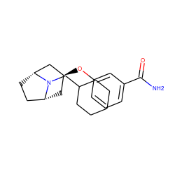 NC(=O)c1cccc(O[C@H]2C[C@@H]3CC[C@H](C2)N3CC2CCCCC2)c1 ZINC000101366378