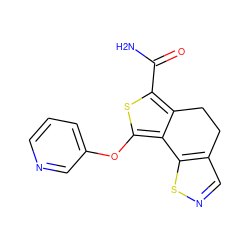 NC(=O)c1sc(Oc2cccnc2)c2c1CCc1cnsc1-2 ZINC000584648822