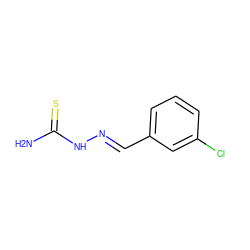 NC(=S)N/N=C/c1cccc(Cl)c1 ZINC000000099898