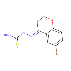 NC(=S)N/N=C1\CCOc2ccc(Br)cc21 ZINC000036178652