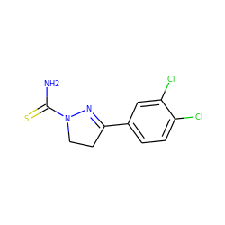 NC(=S)N1CCC(c2ccc(Cl)c(Cl)c2)=N1 ZINC000000003247