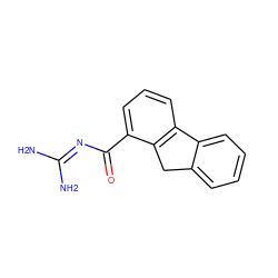 NC(N)=NC(=O)c1cccc2c1Cc1ccccc1-2 ZINC000103241384