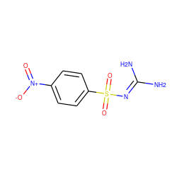 NC(N)=NS(=O)(=O)c1ccc([N+](=O)[O-])cc1 ZINC000002164945