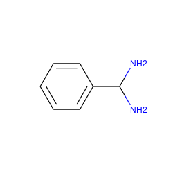 NC(N)c1ccccc1 ZINC000019322662