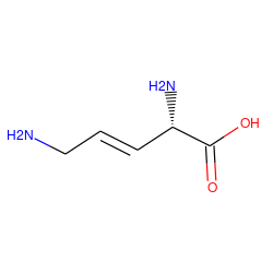 NC/C=C/[C@H](N)C(=O)O ZINC000034239578