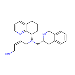 NC/C=C\CN(C[C@H]1Cc2ccccc2CN1)[C@H]1CCCc2cccnc21 ZINC001772607967