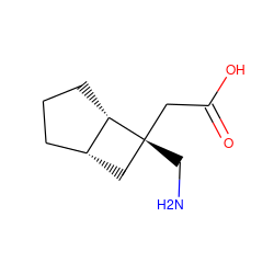 NC[C@@]1(CC(=O)O)C[C@@H]2CCC[C@@H]21 ZINC000001912623