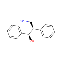 NC[C@@H](c1ccccc1)[C@@H](O)c1ccccc1 ZINC000027552130