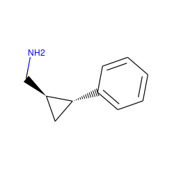 NC[C@@H]1C[C@H]1c1ccccc1 ZINC000029480846