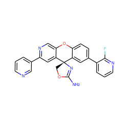 NC1=N[C@@]2(CO1)c1cc(-c3cccnc3F)ccc1Oc1cnc(-c3cccnc3)cc12 ZINC000117792187