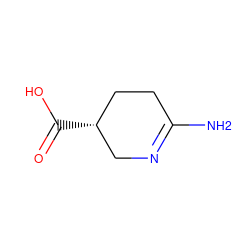 NC1=NC[C@H](C(=O)O)CC1 ZINC000036458586