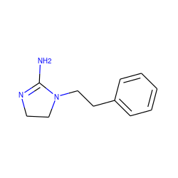 NC1=NCCN1CCc1ccccc1 ZINC000077943011