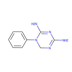 NC1=NCN(c2ccccc2)C(N)=N1 ZINC000013809241