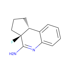 NC1=Nc2ccccc2[C@H]2CCC[C@@]12F ZINC000000025797