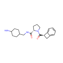 NC1CCC(CNC(=O)[C@@H]2CCCN2C(=O)[C@@H]2Cc3ccccc32)CC1 ZINC000013555129