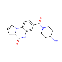 NC1CCN(C(=O)c2ccc3c(c2)[nH]c(=O)c2cccn23)CC1 ZINC000063540332