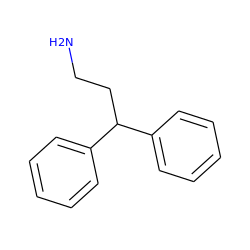 NCCC(c1ccccc1)c1ccccc1 ZINC000001723265