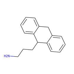 NCCCC1c2ccccc2Cc2ccccc21 ZINC000027729193