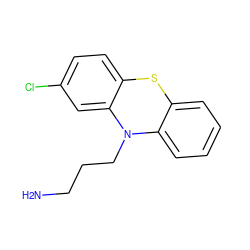 NCCCN1c2ccccc2Sc2ccc(Cl)cc21 ZINC000001673962