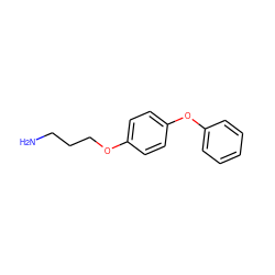 NCCCOc1ccc(Oc2ccccc2)cc1 ZINC000011569636