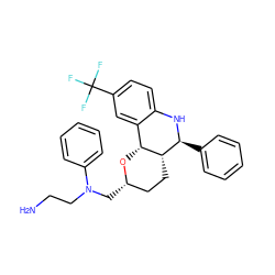 NCCN(C[C@H]1CC[C@@H]2[C@H](O1)c1cc(C(F)(F)F)ccc1N[C@H]2c1ccccc1)c1ccccc1 ZINC000049071514