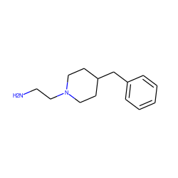 NCCN1CCC(Cc2ccccc2)CC1 ZINC000019367229