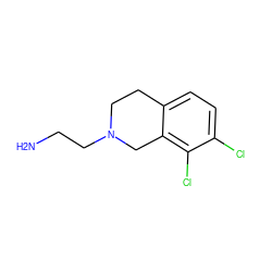 NCCN1CCc2ccc(Cl)c(Cl)c2C1 ZINC000027864358