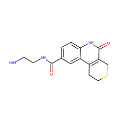 NCCNC(=O)c1ccc2[nH]c(=O)c3c(c2c1)CCSC3 ZINC000103176217