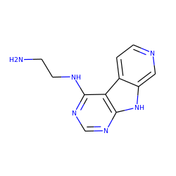 NCCNc1ncnc2[nH]c3cnccc3c12 ZINC000043202379