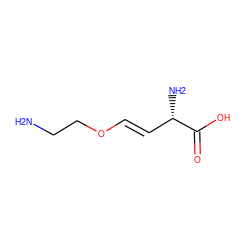 NCCO/C=C/[C@H](N)C(=O)O ZINC000001761280