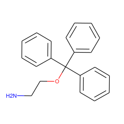 NCCOC(c1ccccc1)(c1ccccc1)c1ccccc1 ZINC000034164507