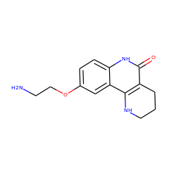 NCCOc1ccc2[nH]c(=O)c3c(c2c1)NCCC3 ZINC000118733562