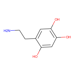 NCCc1cc(O)c(O)cc1O ZINC000000039112