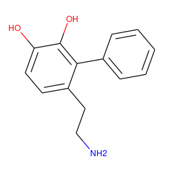 NCCc1ccc(O)c(O)c1-c1ccccc1 ZINC000029559415