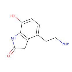 NCCc1ccc(O)c2c1CC(=O)N2 ZINC000034180087