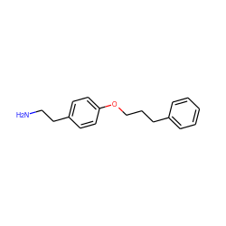 NCCc1ccc(OCCCc2ccccc2)cc1 ZINC000011891624