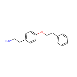 NCCc1ccc(OCCc2ccccc2)cc1 ZINC000011802238