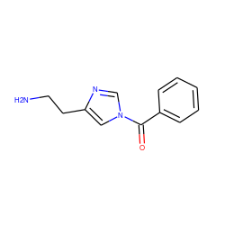 NCCc1cn(C(=O)c2ccccc2)cn1 ZINC000027736174