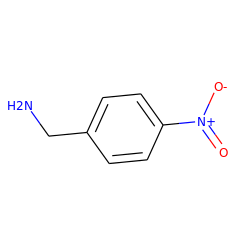 NCc1ccc([N+](=O)[O-])cc1 ZINC000001703646