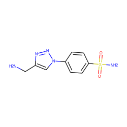 NCc1cn(-c2ccc(S(N)(=O)=O)cc2)nn1 ZINC000062245006