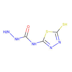 NNC(=O)Nc1nnc(S)s1 ZINC000028863612