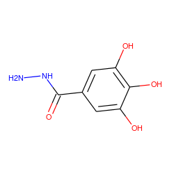 NNC(=O)c1cc(O)c(O)c(O)c1 ZINC000000372347