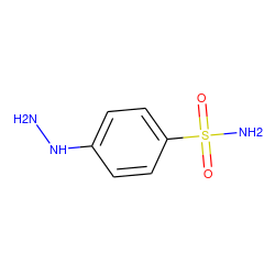 NNc1ccc(S(N)(=O)=O)cc1 ZINC000000152965